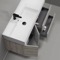 Wall Mounted Bathroom Vanity, Modern, 48